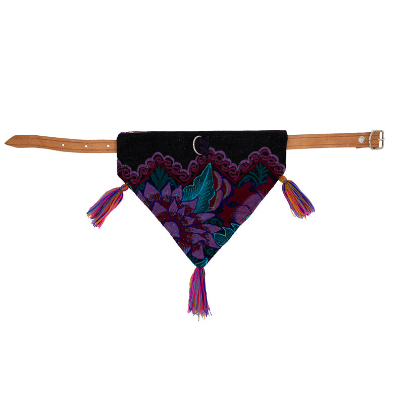 Vibrantly colored dog bandana, perfect for adding flair to any outing.