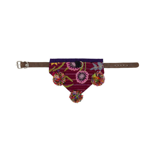 Joyous dog bandana, spreading happiness with its vibrant colors.
