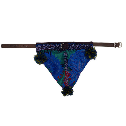 Elegant dog bandana with a colorful twist, perfect for any occasion.