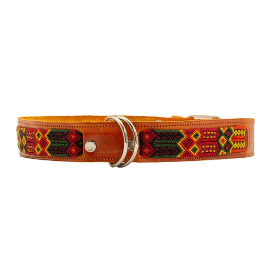 Collar with a bark and a bite: artisan-crafted with a pop of personality