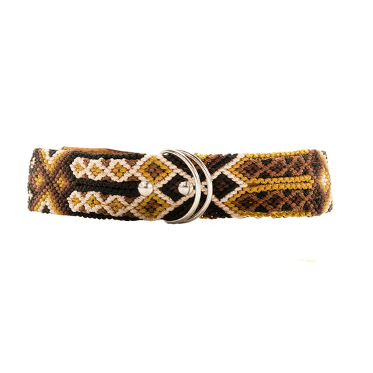 Collar woven by skilled artisans, tailored for your pet's comfort