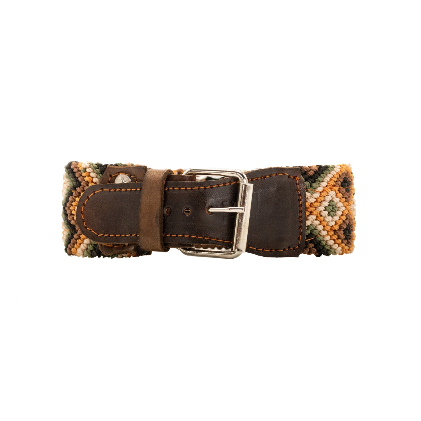 Handwoven dog collar showcasing the beauty of handmade craftsmanship