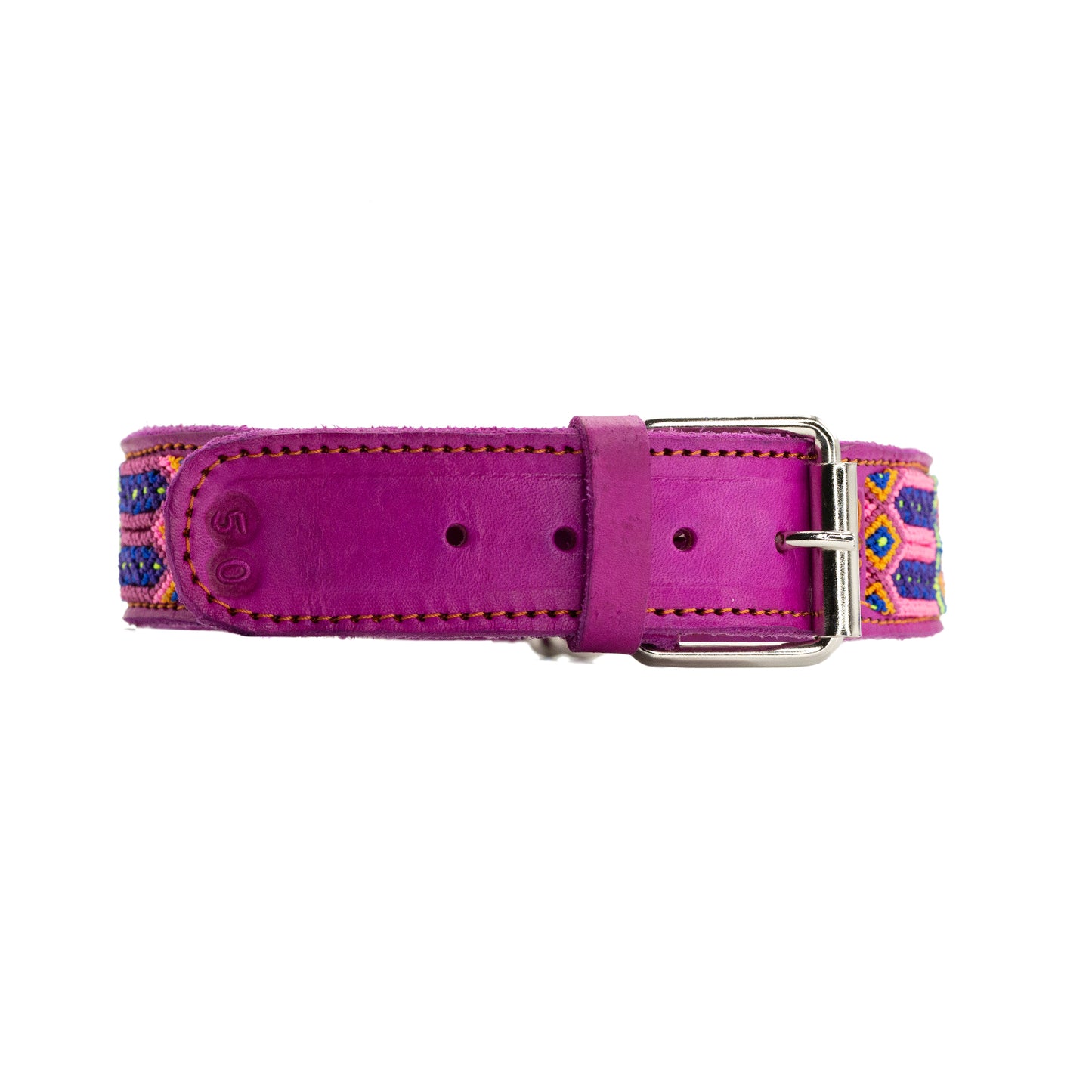 Handcrafted pet accessory featuring artisanal silk thread craftsmanship