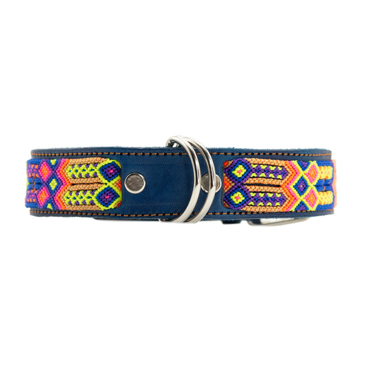 Unique pet collar handmade by skilled artisans in Chiapas, Mexico