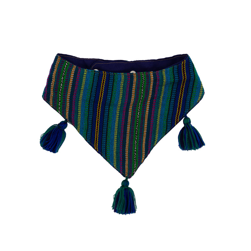Bold and beautiful dog bandana, a pop of color for your pup.