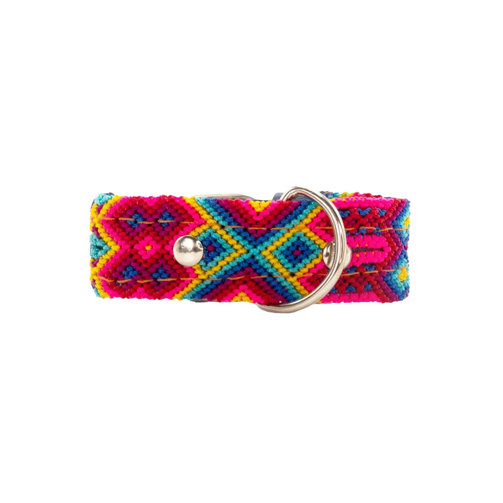 Handwoven dog collar that exudes elegance and sophistication