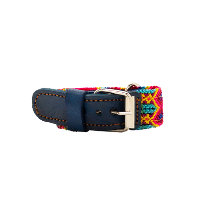 Handwoven dog collar that exudes elegance and sophistication